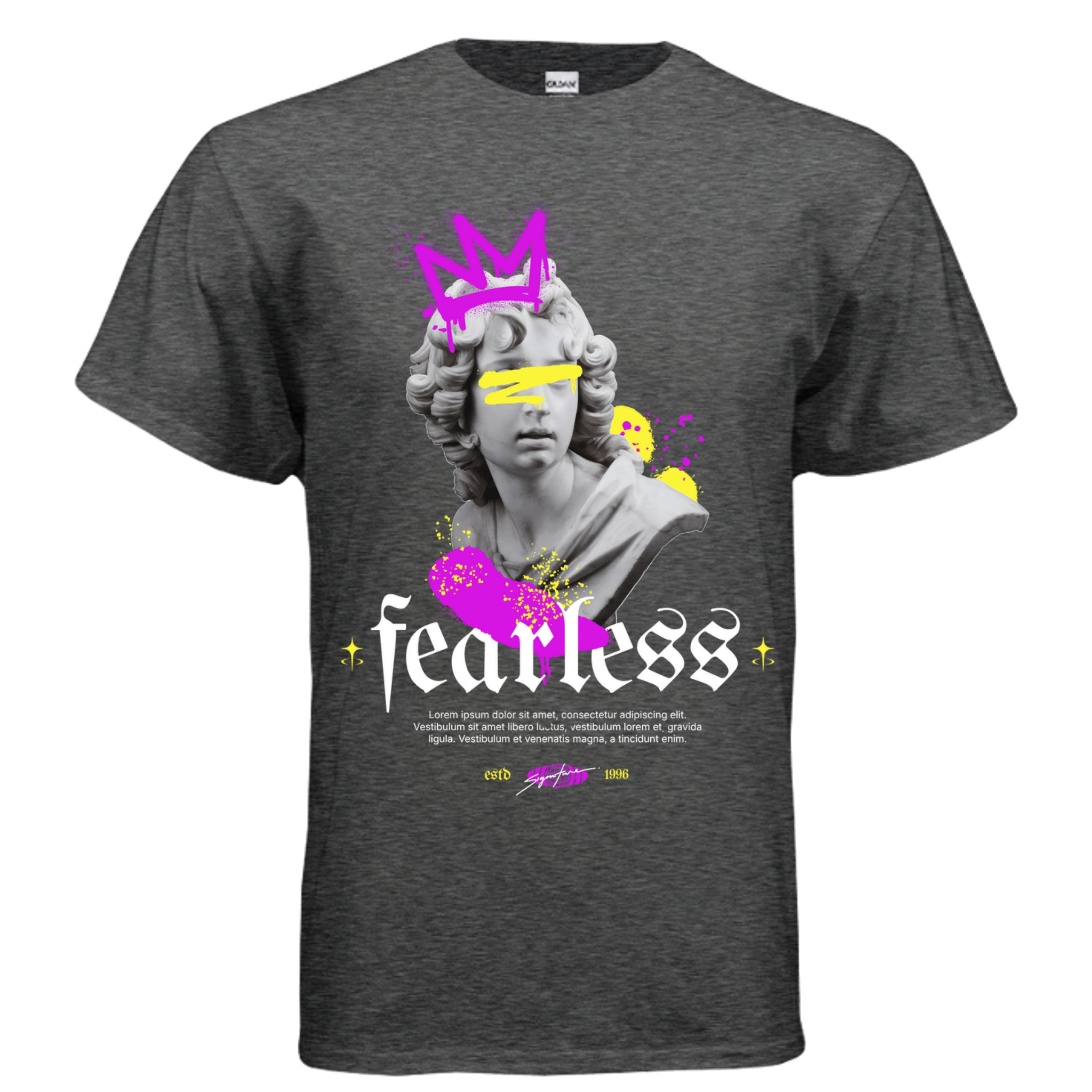 DARK HEATHER - G200 - FRONT